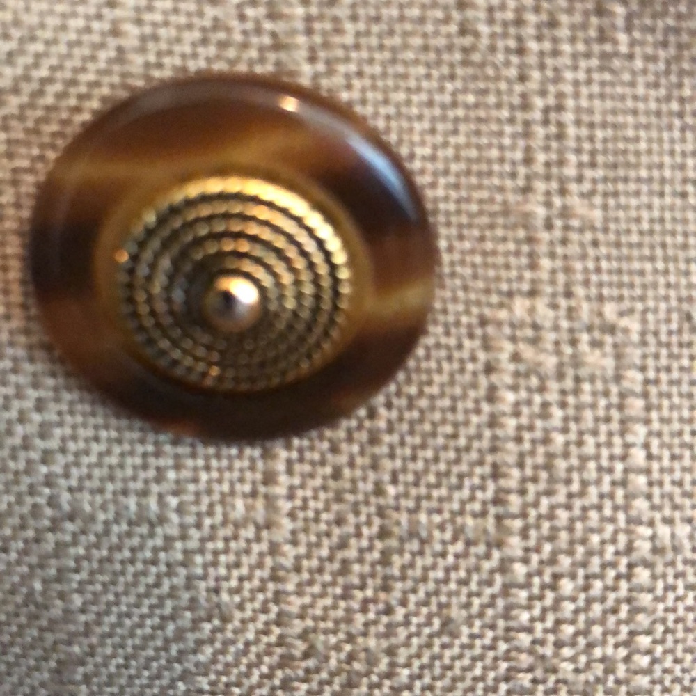 Kasper Dark Beige Double-Breasted Blazer - Picture 5 of 10